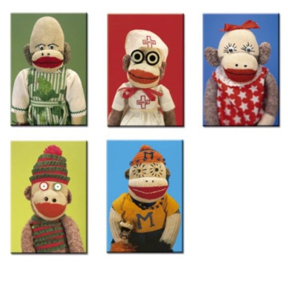 Box set of vintage sock monkey cards 2006 - Picture 2 of 2